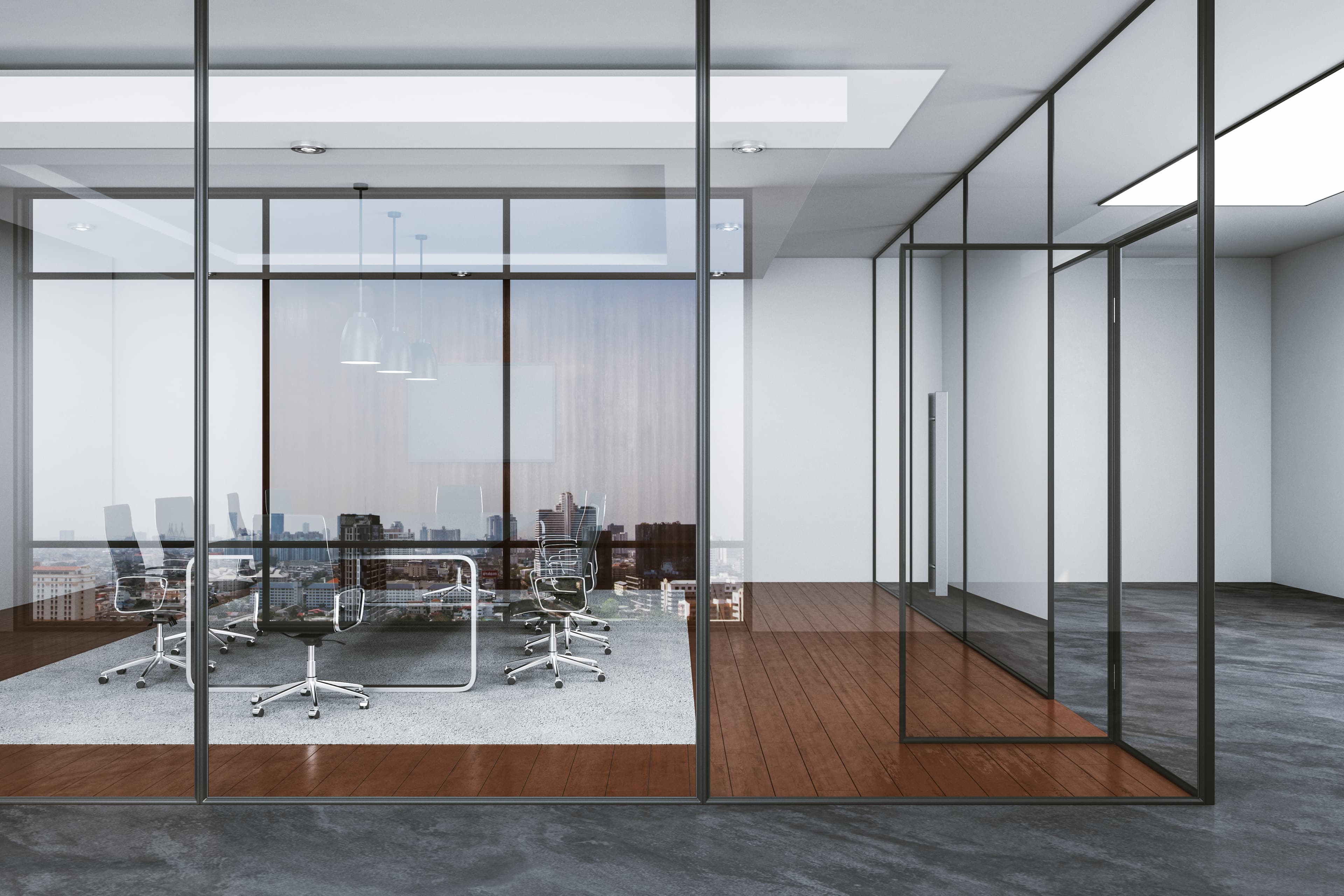 Same room shown with Clear tint