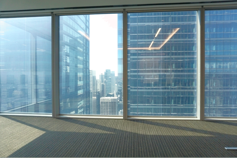 Smart tint installation in clear state